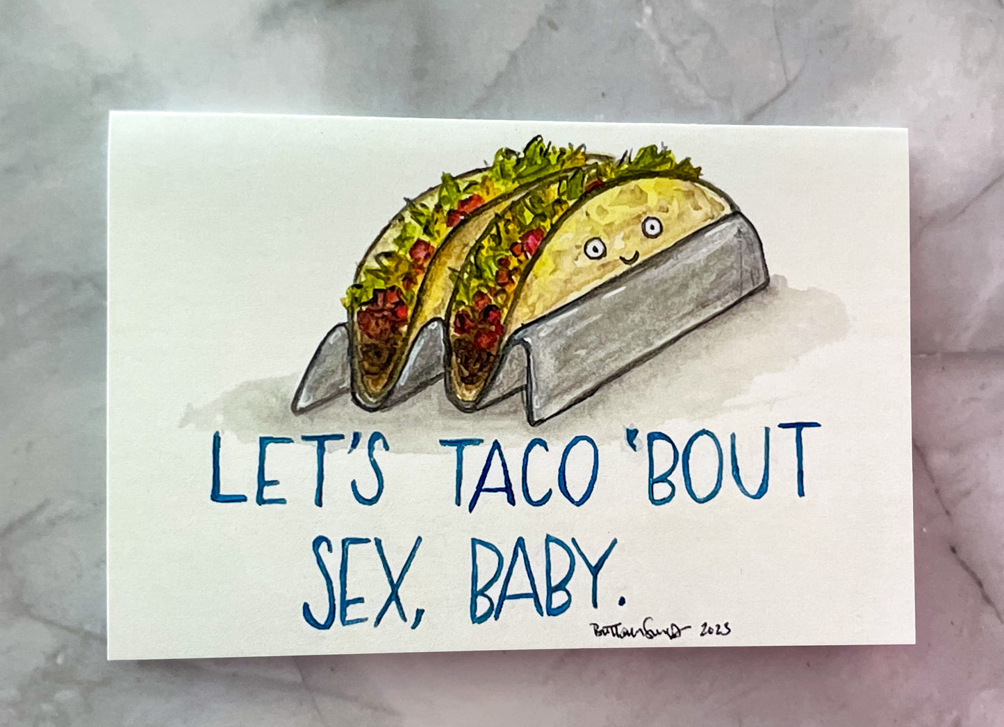 Let’s Taco ‘Bout Sex, Baby Card