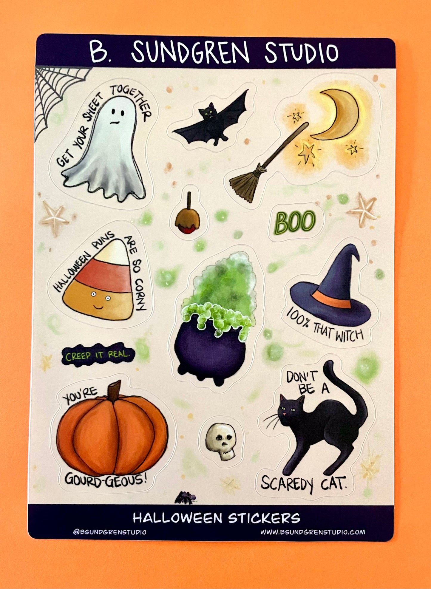 Halloween Sticker Sheet