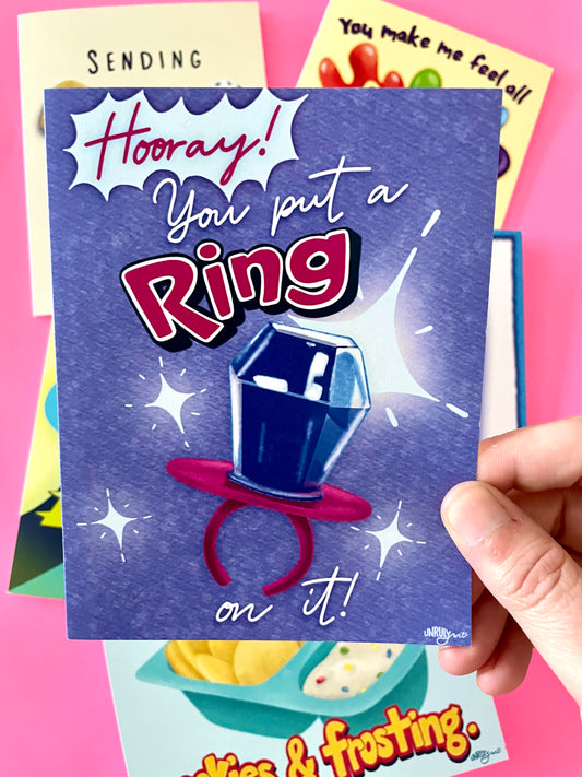 You Put A Ring On It Greeting Card