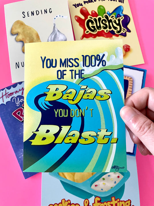 Baja That Blast Greeting Card