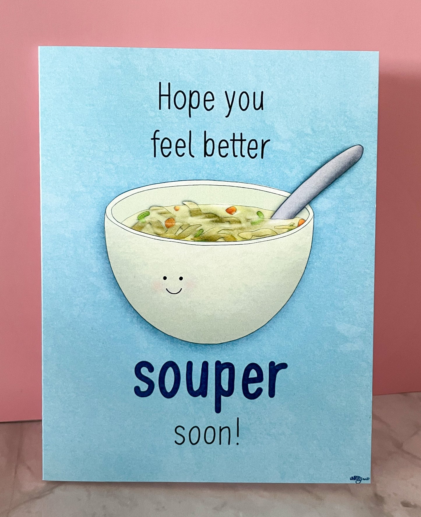 Feel Better Souper Soon Card