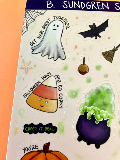 Halloween Sticker Sheet