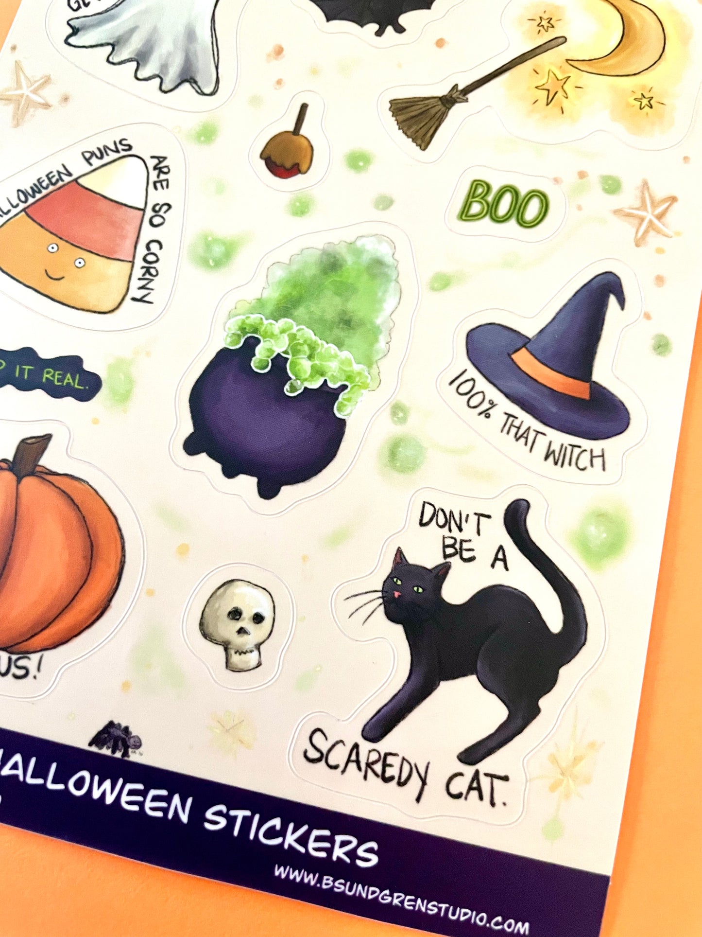 Halloween Sticker Sheet