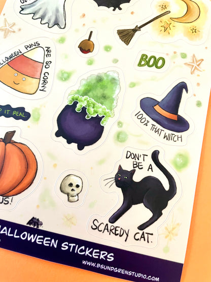 Halloween Sticker Sheet