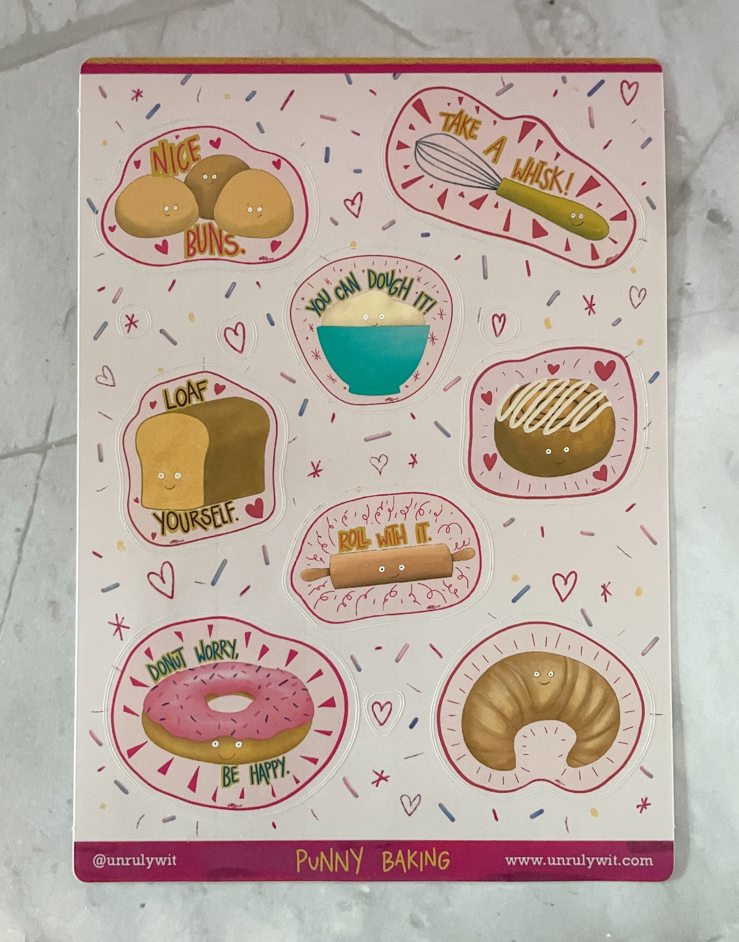 Punny Baking Sticker Sheet