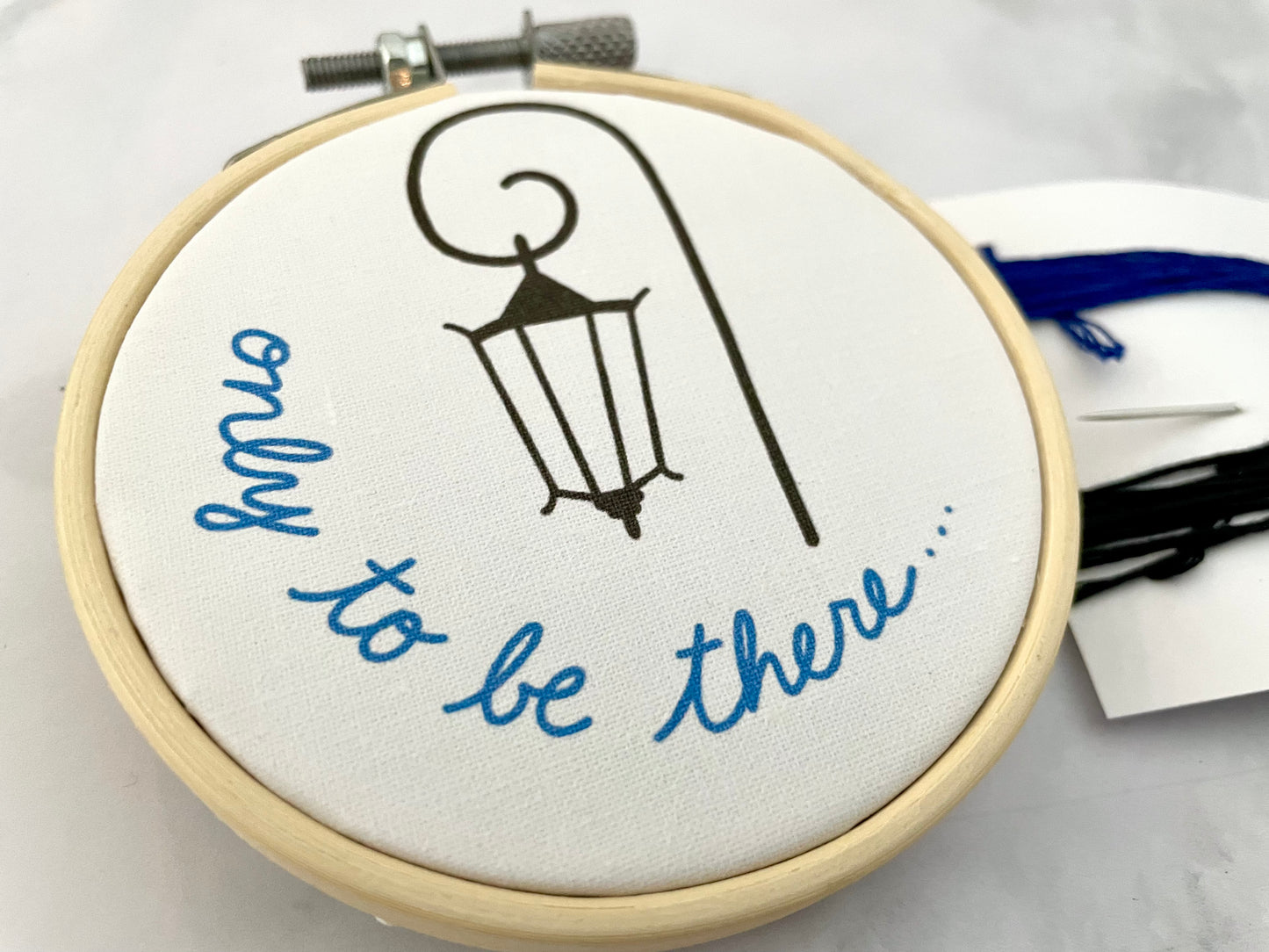 Wellesley College “Only To Be There” Embroidery Kit