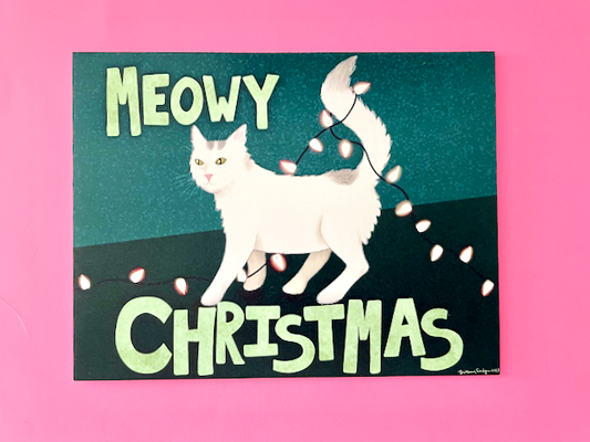 Meowy Christmas Card