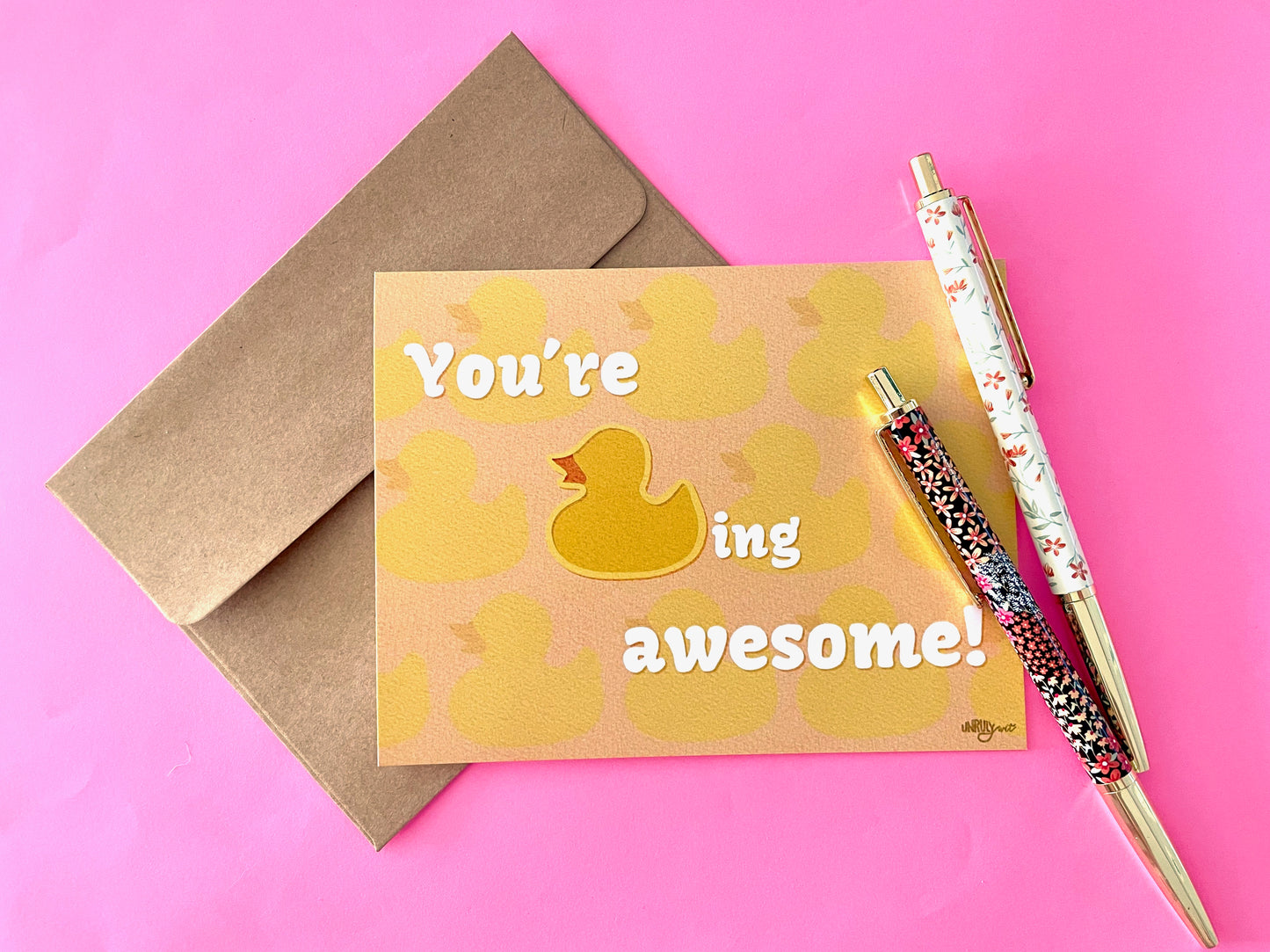 You're Ducking Awesome Greeting Card