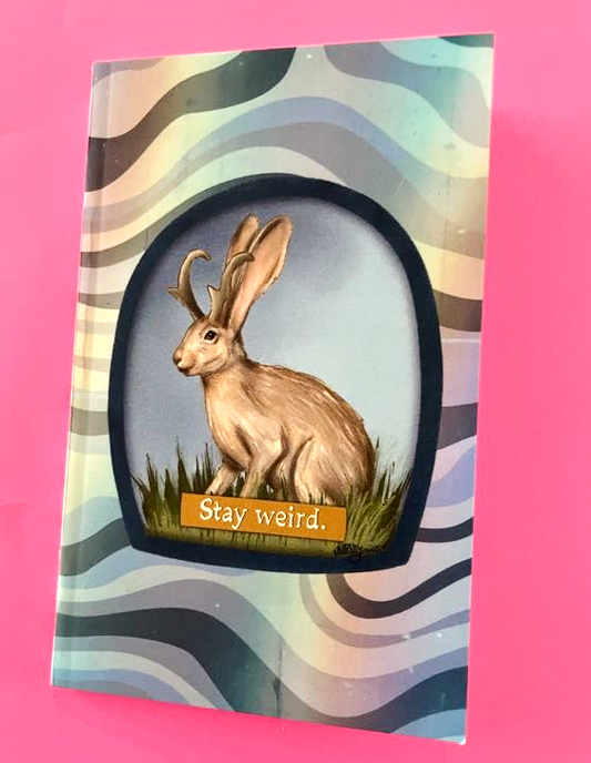 Stay Weird Jackalope Pocket Notebook