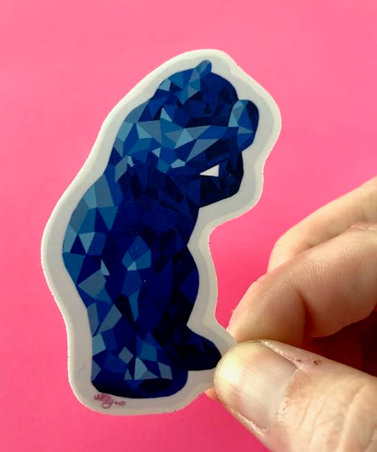 Blue Bear Denver Vinyl Sticker