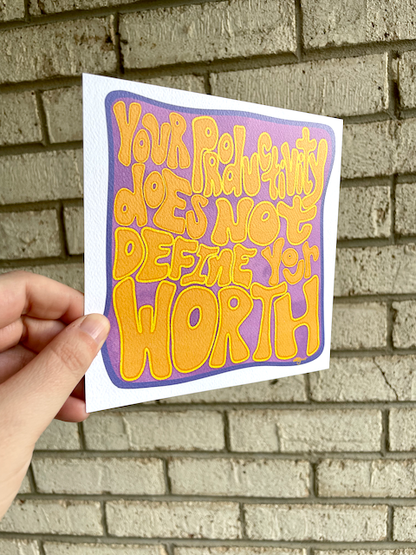 Your Productivity Does Not Define Your Worth Print