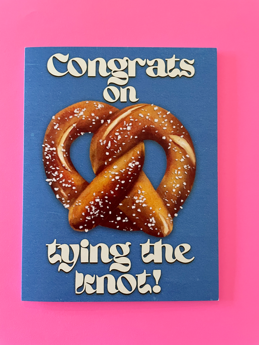 Congrats on Tying the Knot Greeting Card