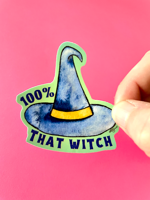 100% That Witch Sticker