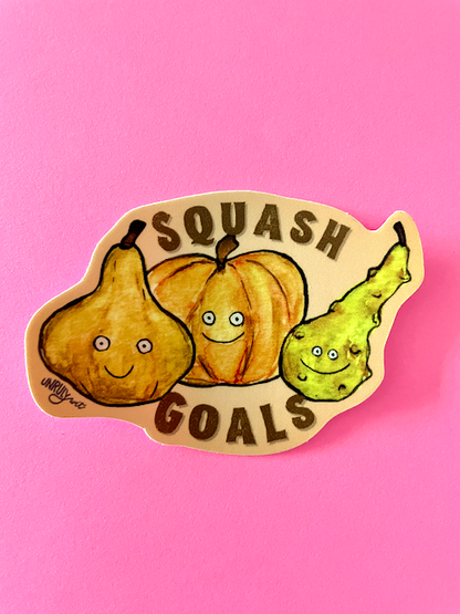 Squash Goals Sticker