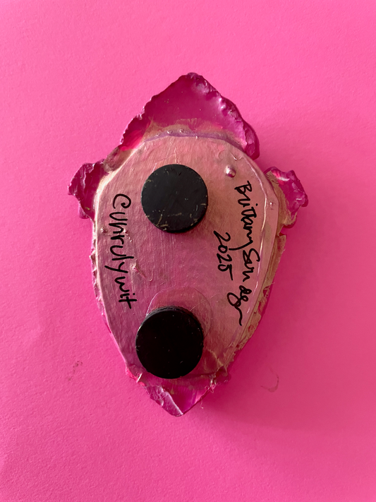 Fuck 'Em Original Painting Magnet