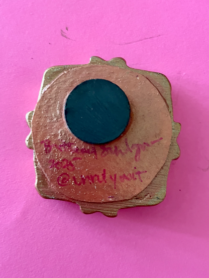 Food Isn't Moral Original Painting Magnet