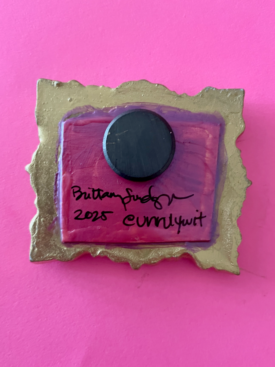 Eat the Rich Original Painting Magnet