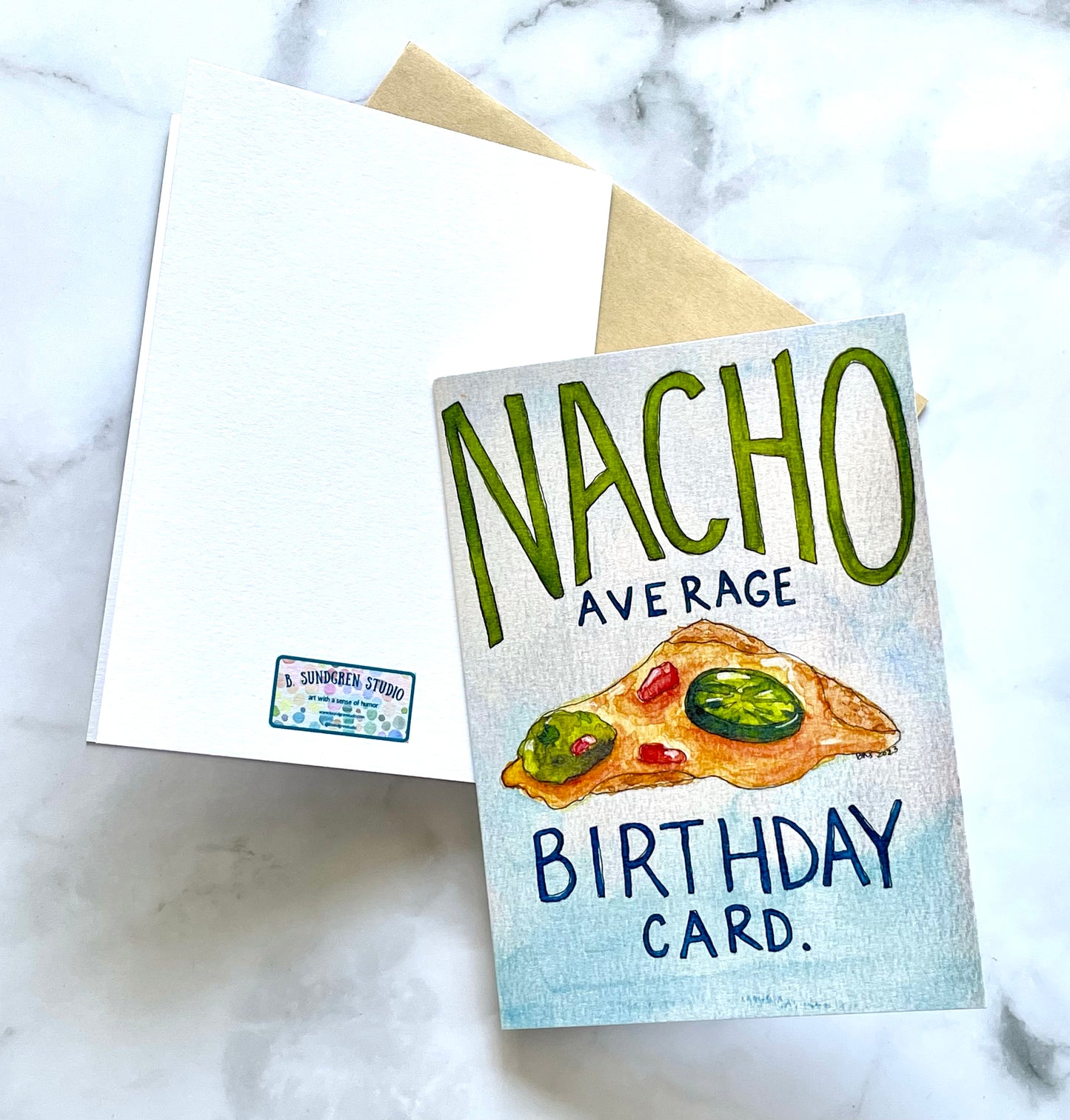 Nacho Average Birthday Card