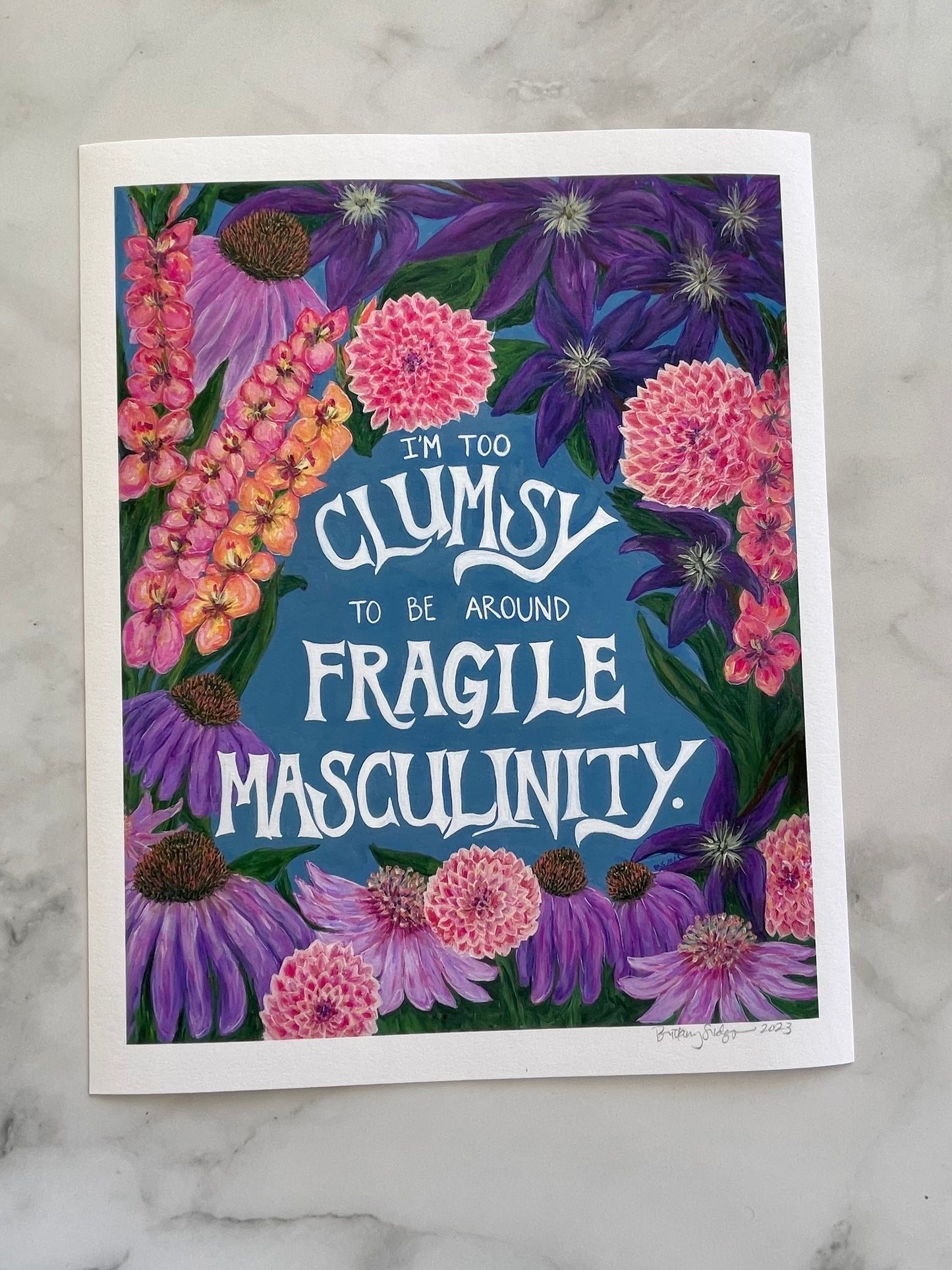 Fragile Masculinity 8"x10" Archival Giclee Print
