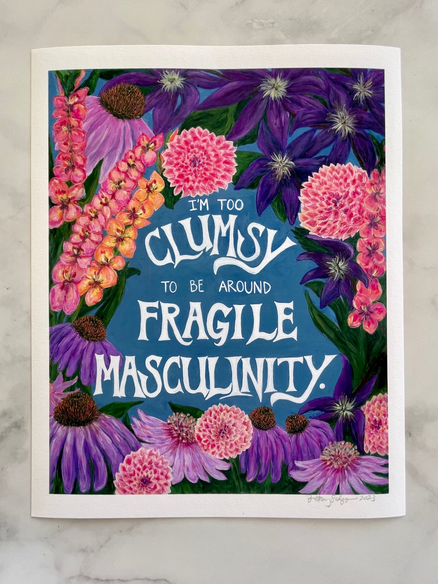 Fragile Masculinity 8"x10" Archival Giclee Print